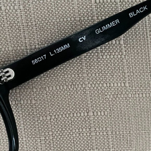 BCBGMAXAZRIA Women Sunglasses/Eyeglasses Frame GLIMMER Black 56[]17 135 - Picture 10 of 12